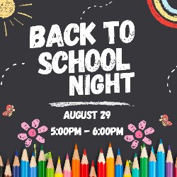 back to school night flyer